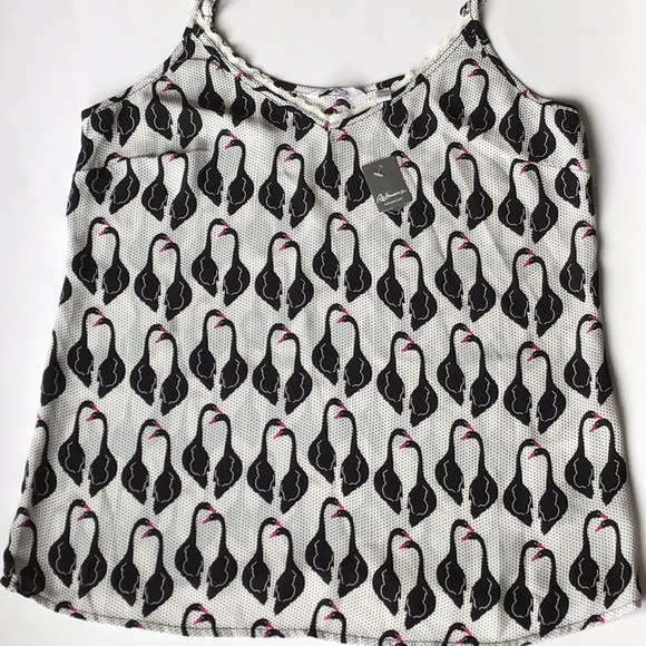 Goose Pattern Tank Cami - Picture 2 of 8